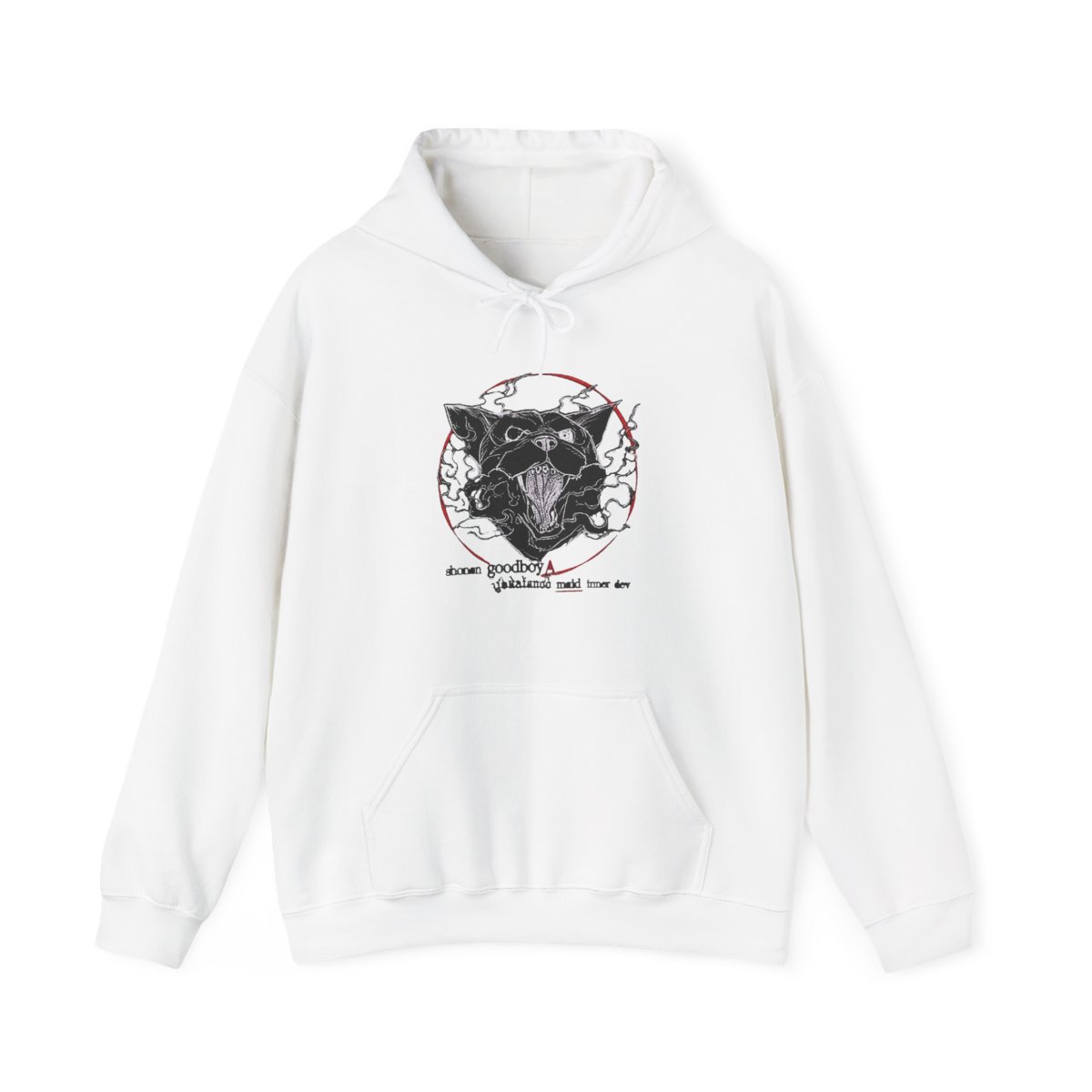 LOOKISM OFFICIAL MD GODDDOG FLEECE HOODIE [L]/갓독 크루/Hood Tee/Pullover/Hoodie
