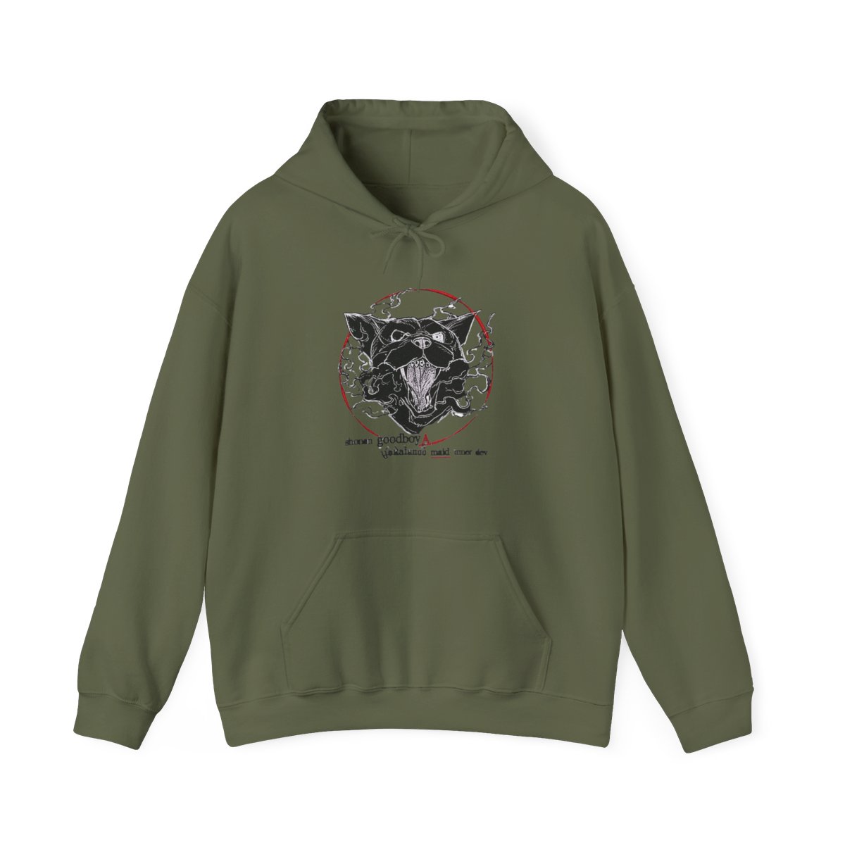 LOOKISM OFFICIAL MD GODDDOG FLEECE HOODIE [L]/갓독 크루/Hood Tee/Pullover/Hoodie - alternate angle 4, merchandise
