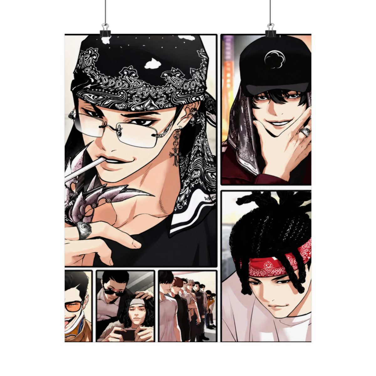 Beliebtes Korea Bl Anime L-Lookism Poster, langlebiges Gemälde, Leinwand-Poster, Wandbehang, Innendekoration, Kunst, Wandbild, Geschenk - alternate angle 1, merchandise