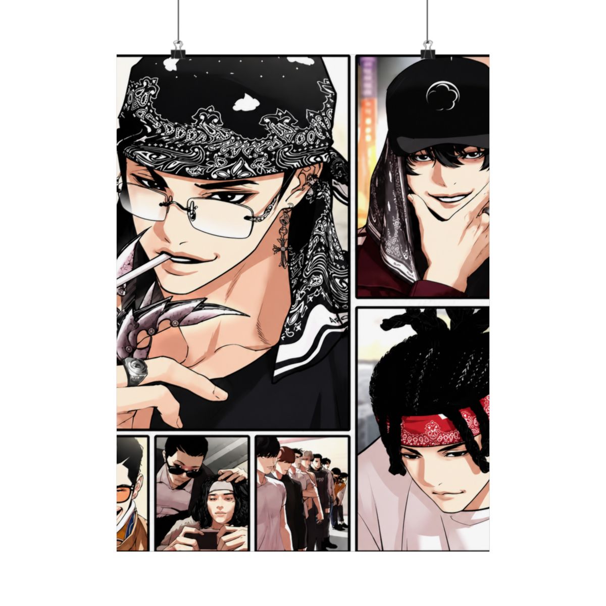 Beliebtes Korea Bl Anime L-Lookism Poster, langlebiges Gemälde, Leinwand-Poster, Wandbehang, Innendekoration, Kunst, Wandbild, Geschenk