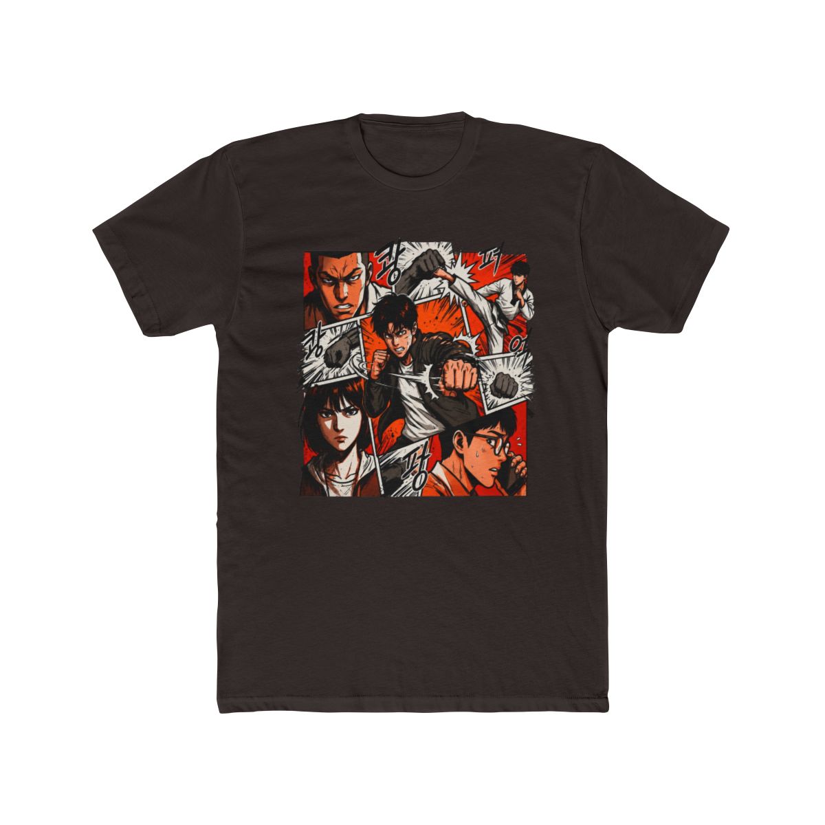 Lookism Hobin Yoo Fighting Action T Shirt - alternate angle 3, merchandise