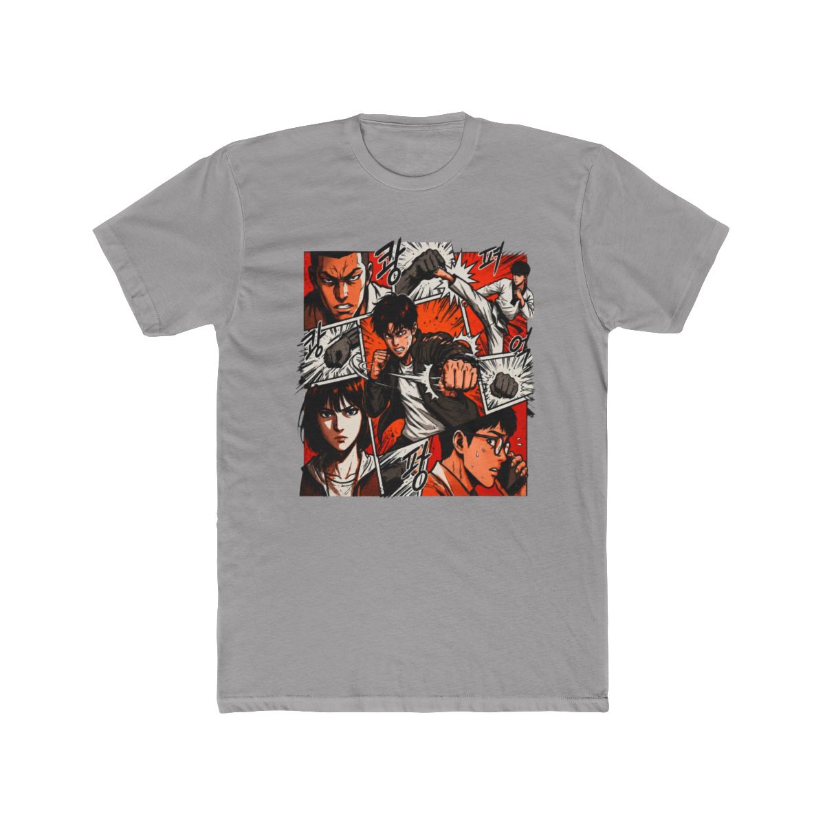 Lookism Hobin Yoo Fighting Action T Shirt - alternate angle 2, merchandise